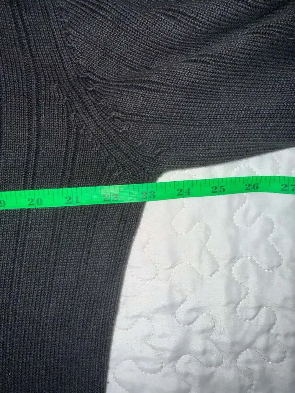 Hathaway Quarter Zip Sweater Size XL/XG Dark Gray Cotton